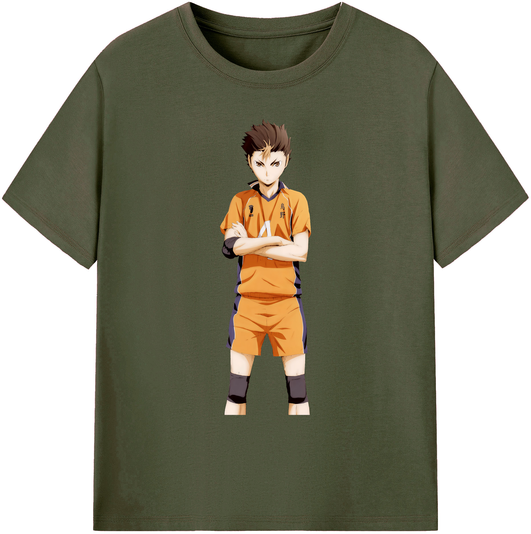 （画像用） ハイキュー!! Haikyu!! 綿100％ メンズ半袖Tシャツ｜肌触りやわらか＆通気性